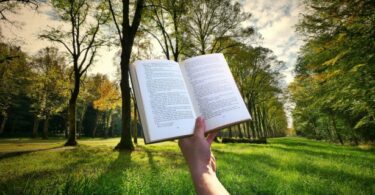 reading books