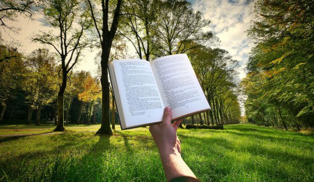 reading books