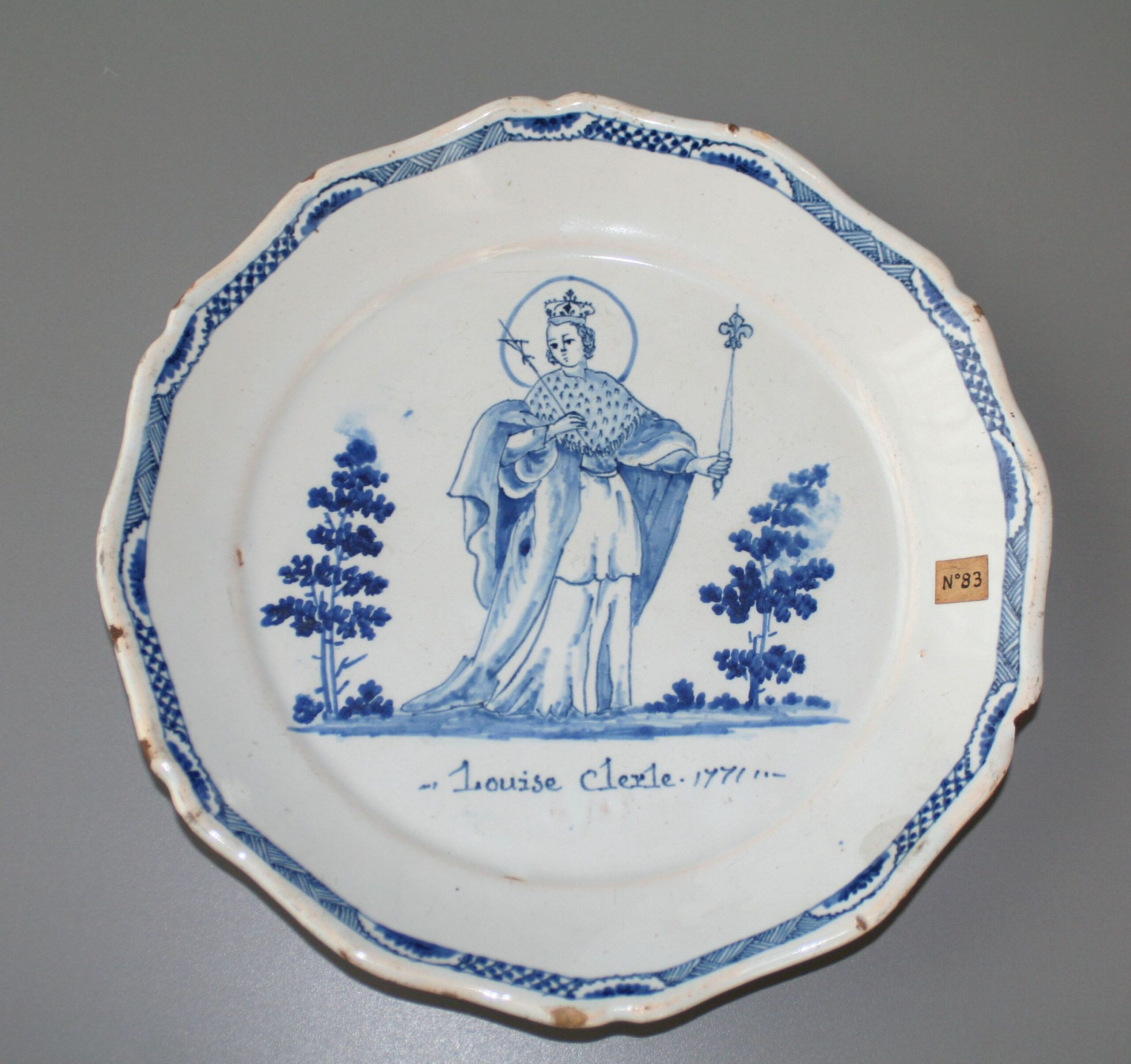 assiette jeanne clerté 1771
